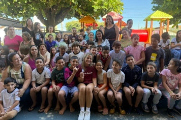 Foto - Caravana do Esporte reúne alunos e comunidade em Taiúva no Dia do Desafio 2026