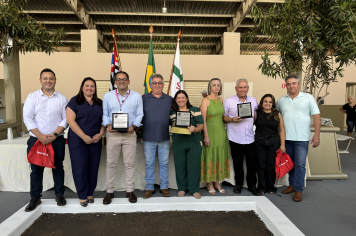 Foto - Cerimônia marca a retomada do transporte coletivo intermunicipal em Taiúva