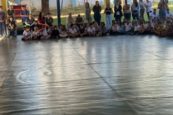Foto - Caravana do Esporte reúne alunos e comunidade em Taiúva no Dia do Desafio 2026