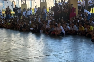 Foto - Caravana do Esporte reúne alunos e comunidade em Taiúva no Dia do Desafio 2026