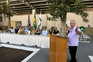 Foto - Cerimônia marca a retomada do transporte coletivo intermunicipal em Taiúva