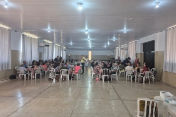 Foto - Grupo Doce Idade inicia atividades com grande participação em Taiúva