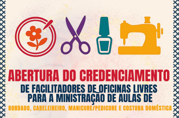 Prefeitura de Taiúva abre credenciamento para facilitadores de oficinas livres
