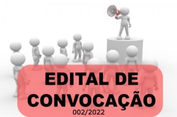 EDITAL DE CONVOCAÇÃO 002/2022