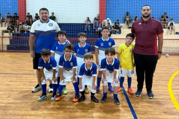 Equipe Sub-8 de Taiúva chega à final da Copa Aper de Futsal