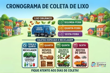 Prefeitura reforça cronograma de coleta de lixo em Taiúva