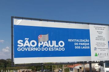 Taiúva - Iniciadas as obras na região do Parque dos Lagos!!