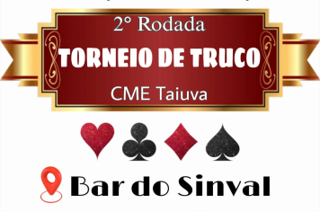 Taiúva realiza a segunda rodada do Torneio de Truco neste domingo, 29