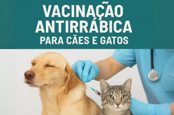 Prefeitura de Taiúva informa: Vacinação Antirrábica em Cães e Gatos
