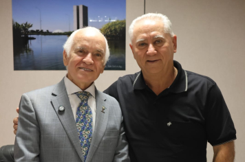 Prefeito Mauro Vicente Bersi busca investimentos para infraestrutura e saneamento em Taiúva