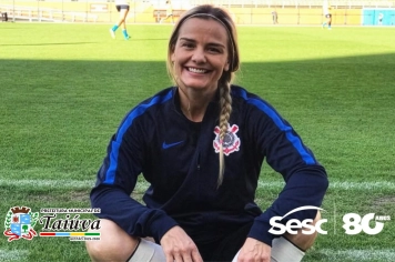 Milene Domingues participa da Caravana do Esporte em Taiúva no Dia do Desafio 2026