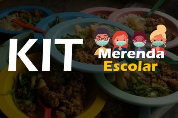 Taiuva irá distribuir o total de 900 kits de alimentação escolar.