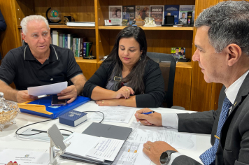 Visita do Prefeito de Taiúva a Brasília: Reunião com o Deputado Capitão Augusto