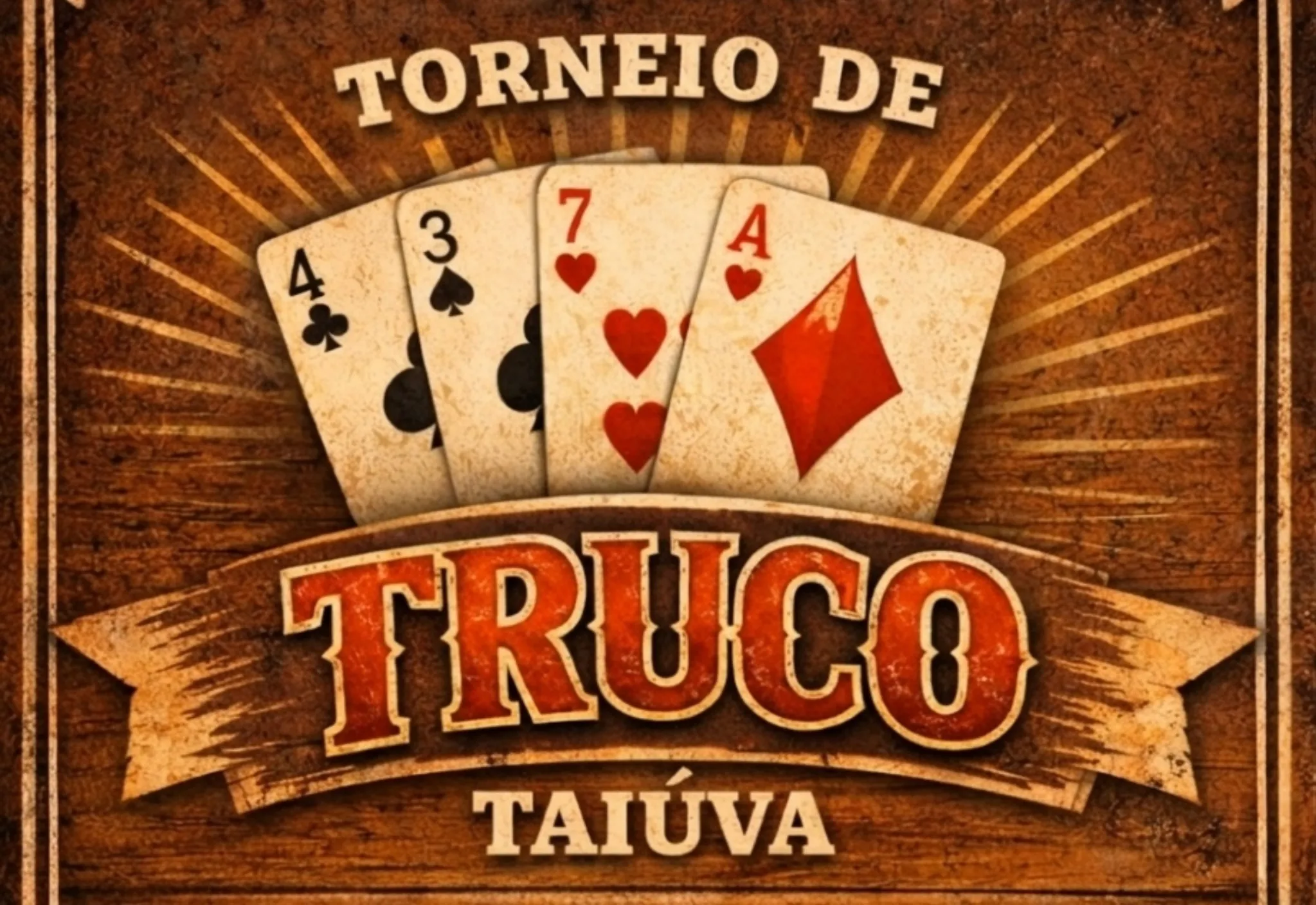 Torneio de Truco de Taiúva terá segunda etapa no dia 26 de abril