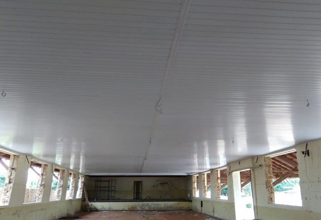 Taiúva  obras no centro físico a todo vapor!