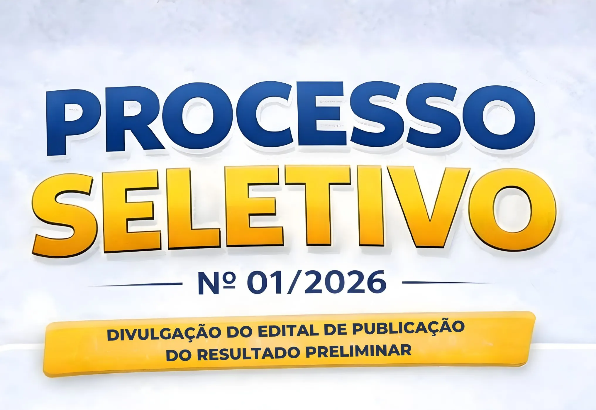Prefeitura de Taiúva publica resultado preliminar do Processo Seletivo Simplificado nº 01/2026