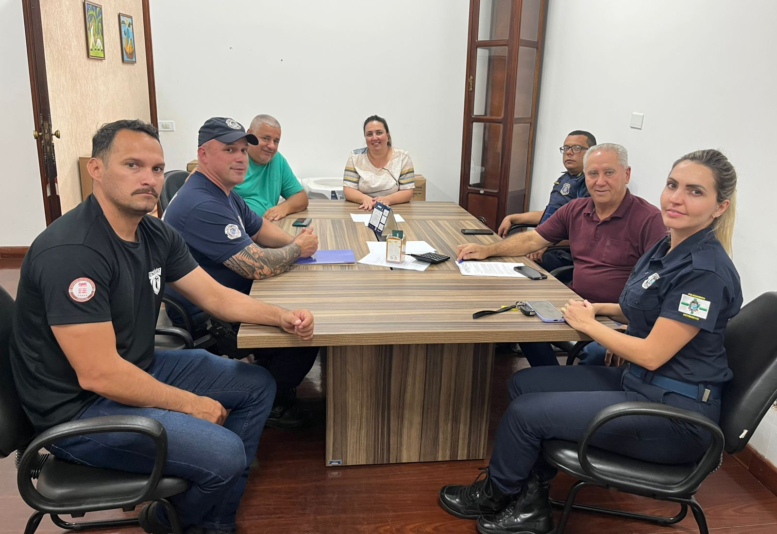 Taiúva recebe autoridades de Monte Alto para fortalecer cooperação regional na segurança pública